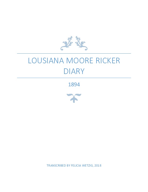 Louisiana Moore Ricker Diaries 1894 FW.pdf