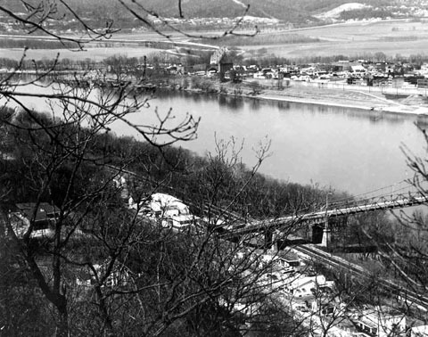 View of Portsmouth, Ohio from Kentucky