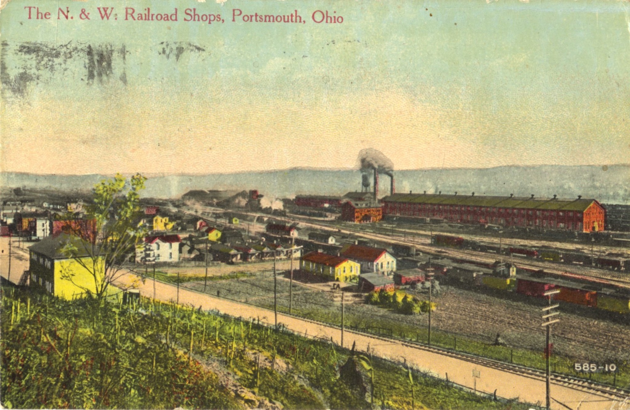 The N & W Railroad Shops, Portsmouth, Ohio