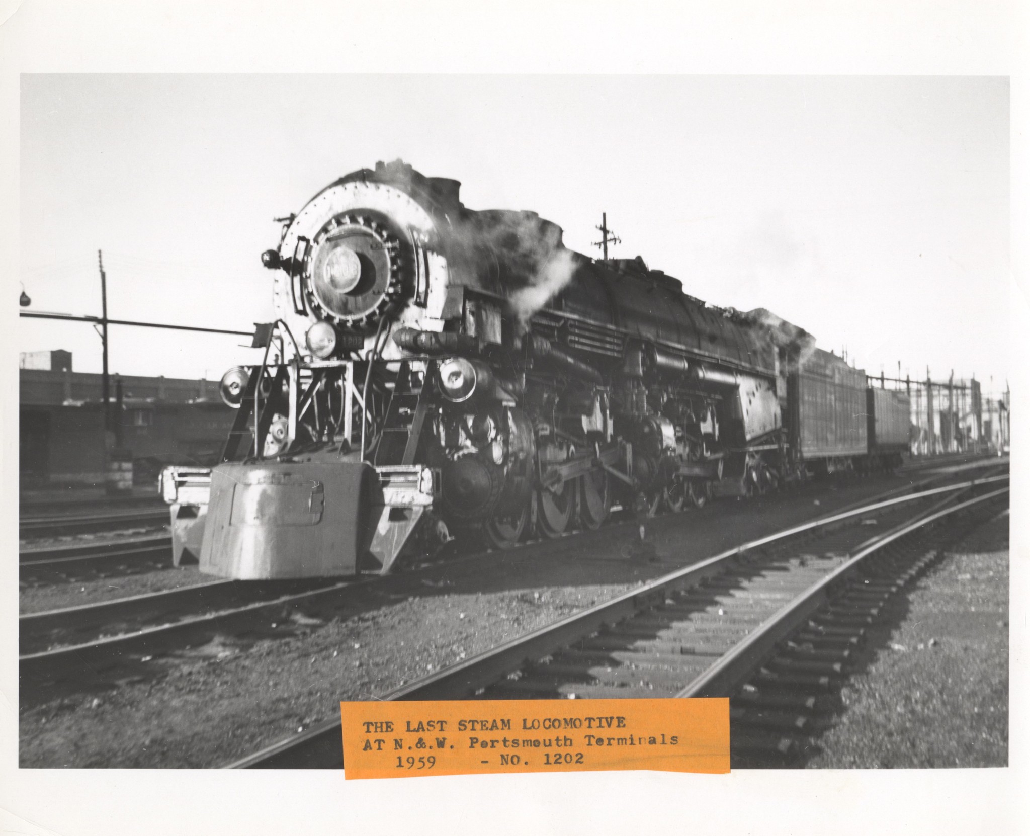 last steam loc. at ports. n + w terminals 1959.jpg