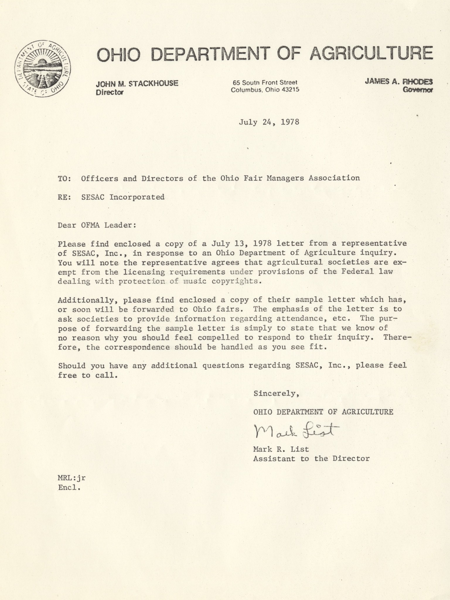 Oh dept of agr letter July 24, 1978.jpg
