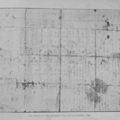 Facsimile of the original plat of Alexandria in 1799